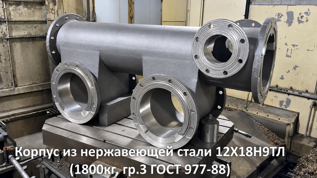 Изготовление литых деталей из стали 12Х18Н9ТЛ