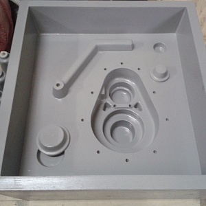 Крышка картера АК7 модельная оснастка для точного алюминиевого литья в ХТС